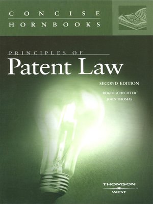 cover image of Principles of Patent Law (Concise Hornbook Series)